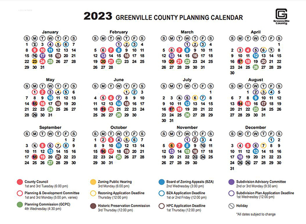 General Calendar of Meetings & Deadlines Image